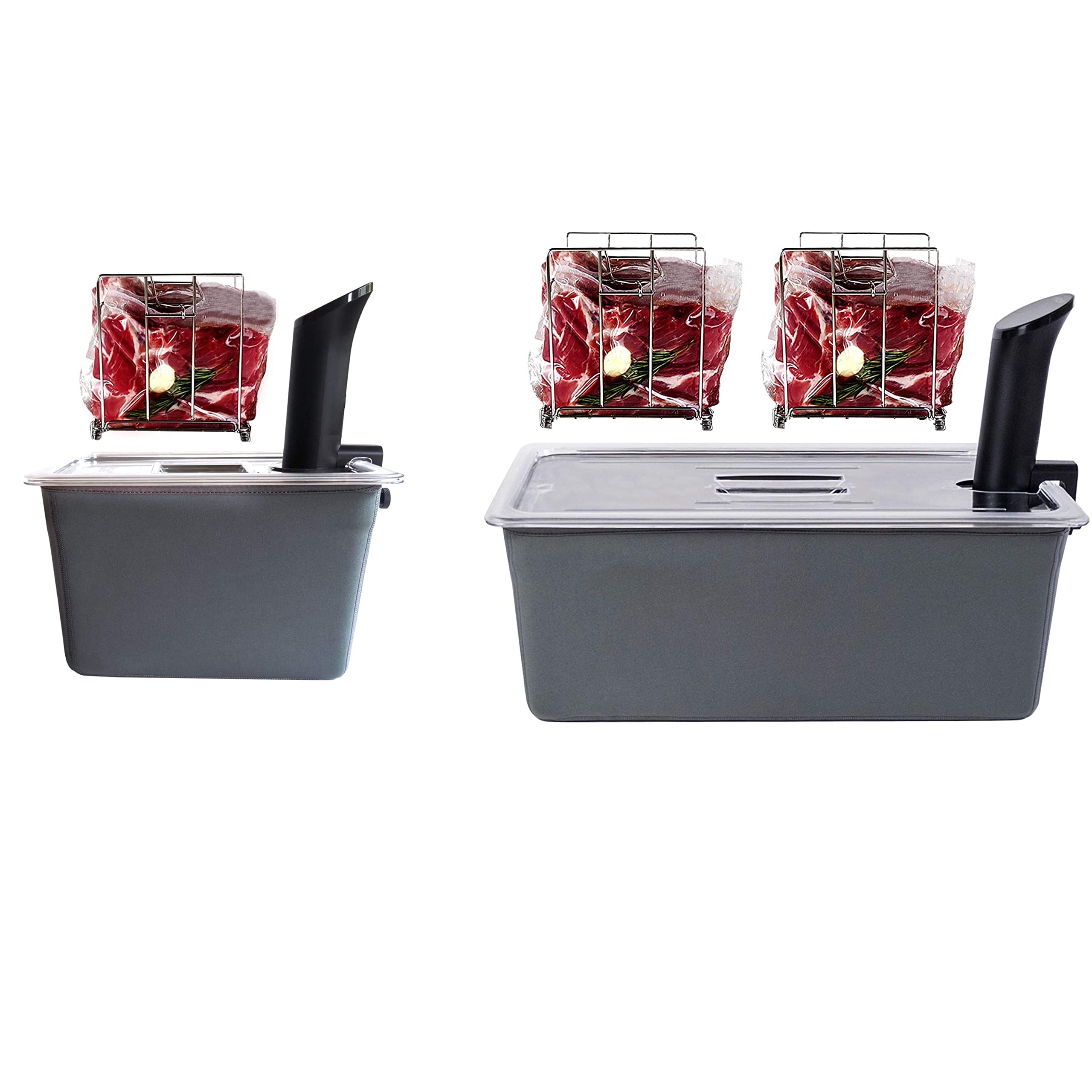 lukker Kurve udskille Väeske 12 + 26 QT Insulated Sous Vide Container Sets Combo - Sous Vide –  Väeske Culinary